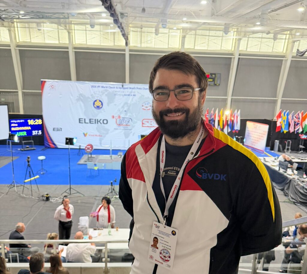 Christian belegt 8. Platz bei der Bankdrück-WM