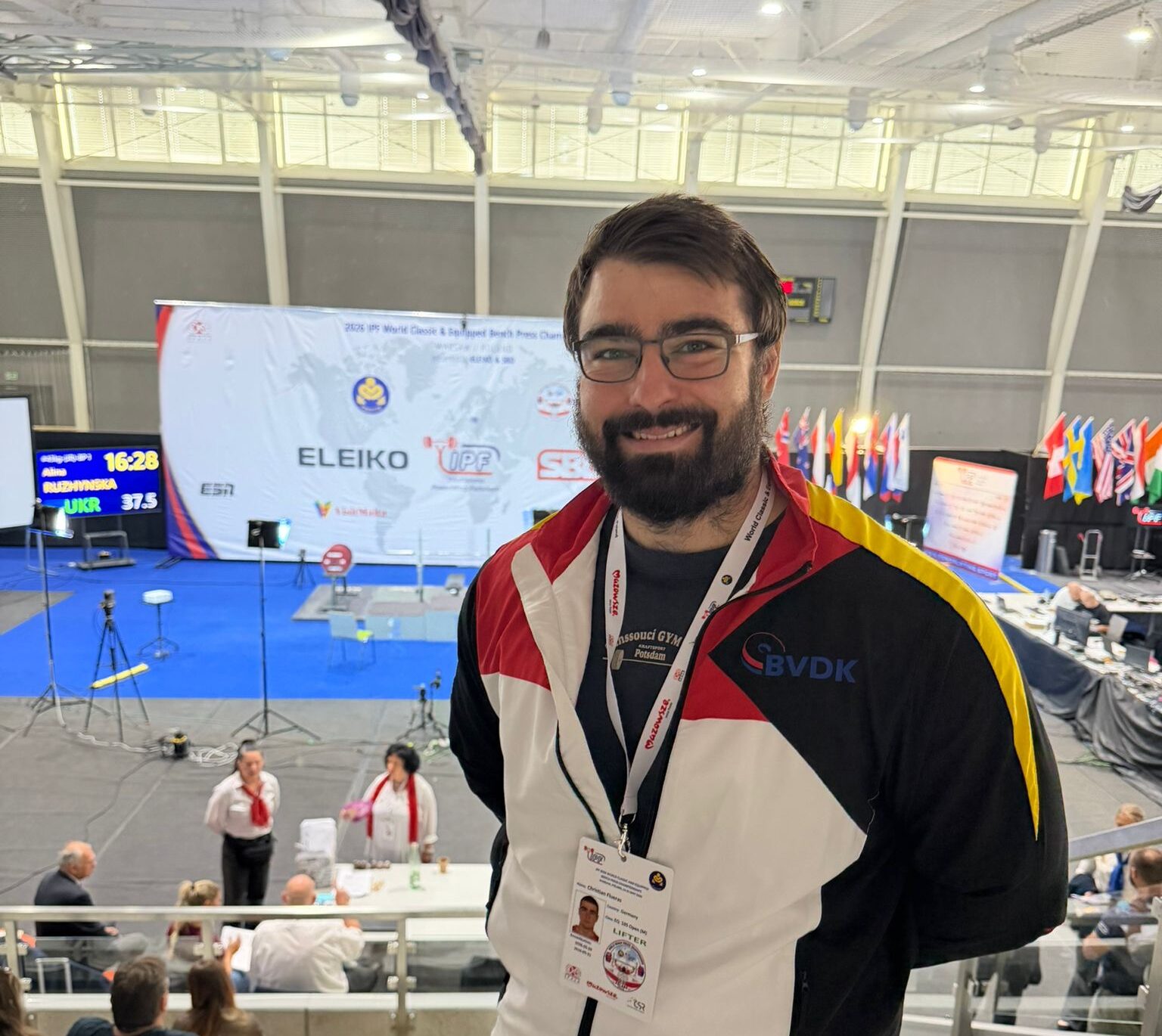 Christian belegt 8. Platz bei der Bankdrück-WM